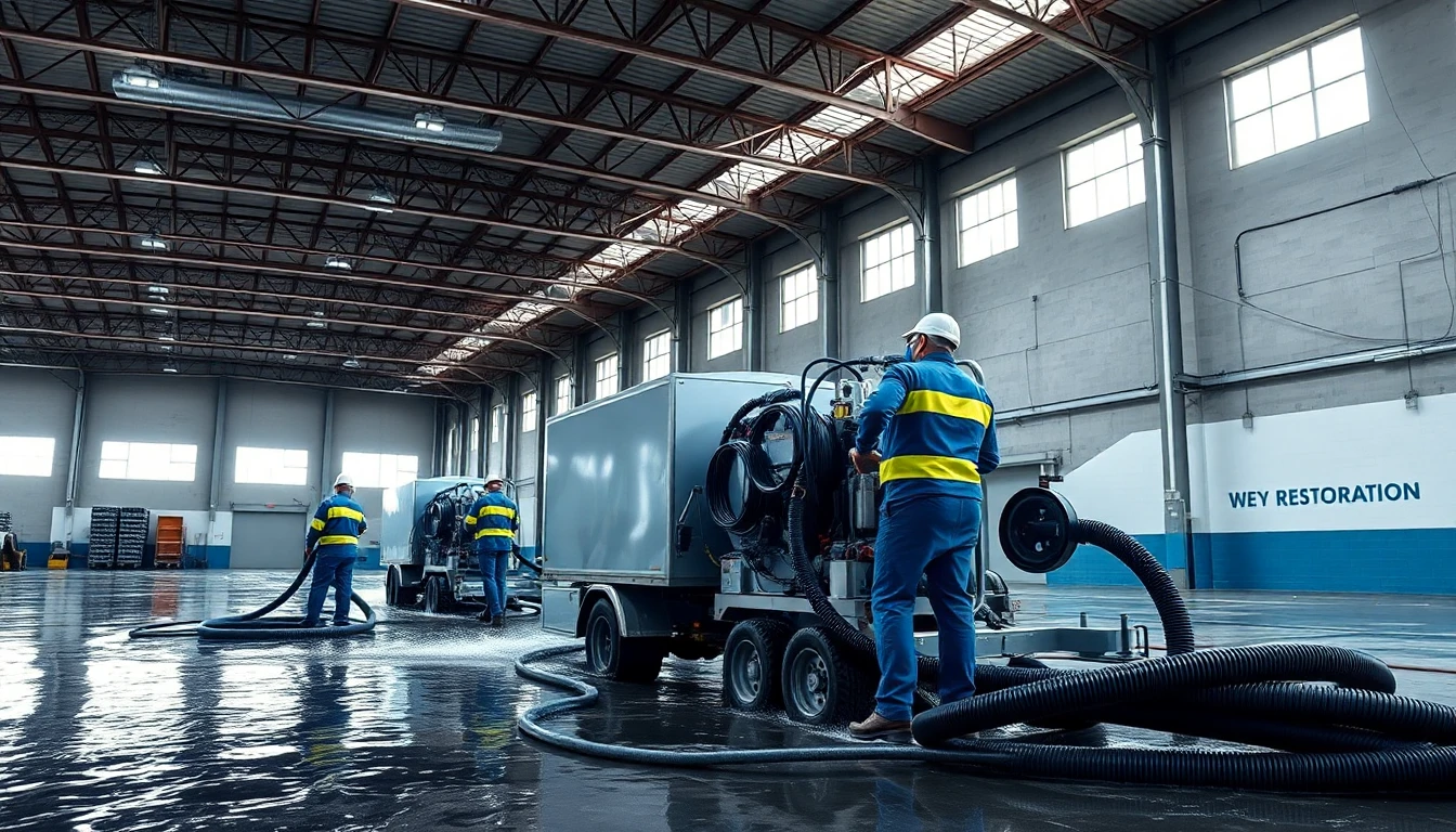Warehouse Flood Cleanup