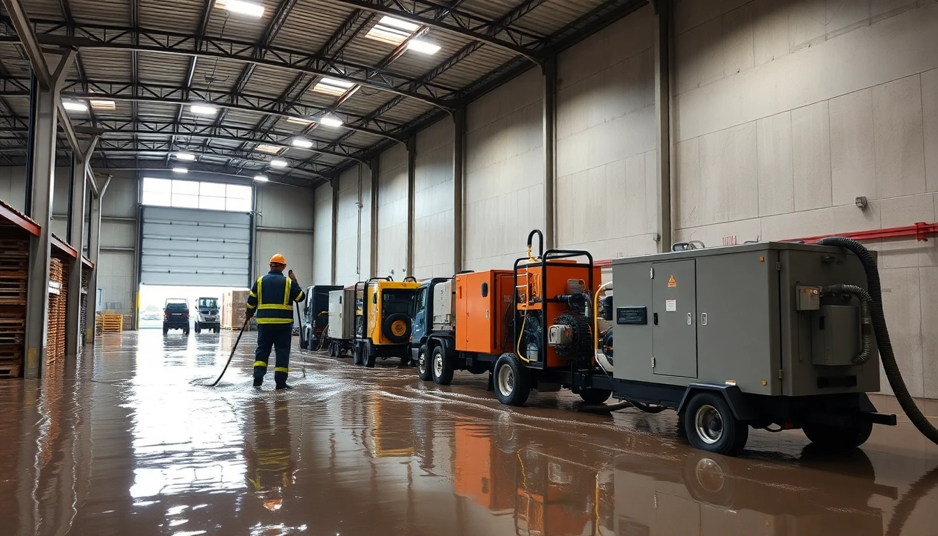 Large Loss Water Damage Cleanup